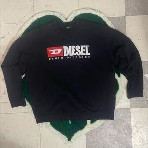 Diesel Black Crewneck Men's Sweater